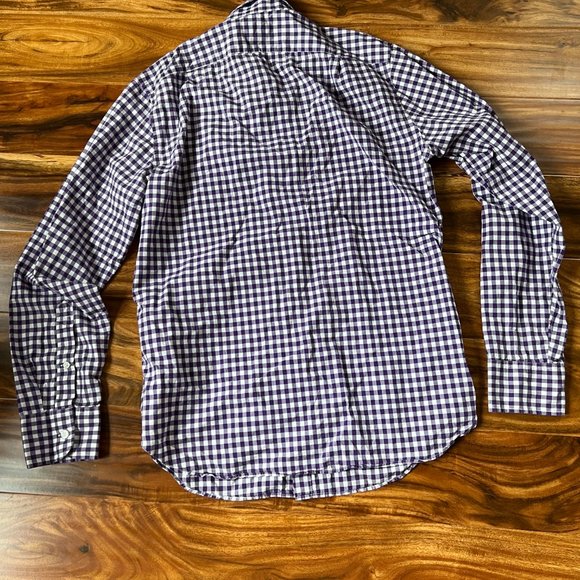 J. Crew Dress Shirt Small Slim Fit Purple - Picture 3 of 5